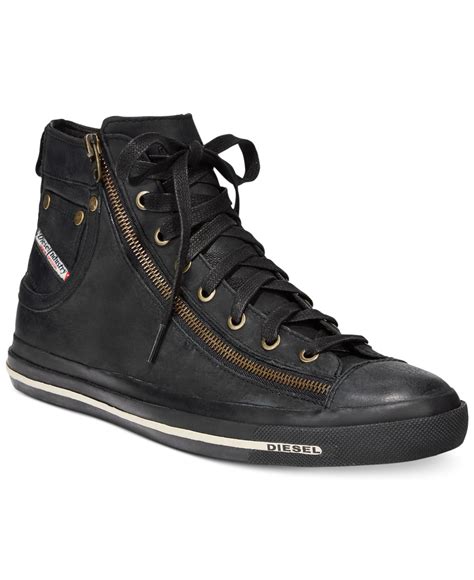 diesel upward high top sneakers.